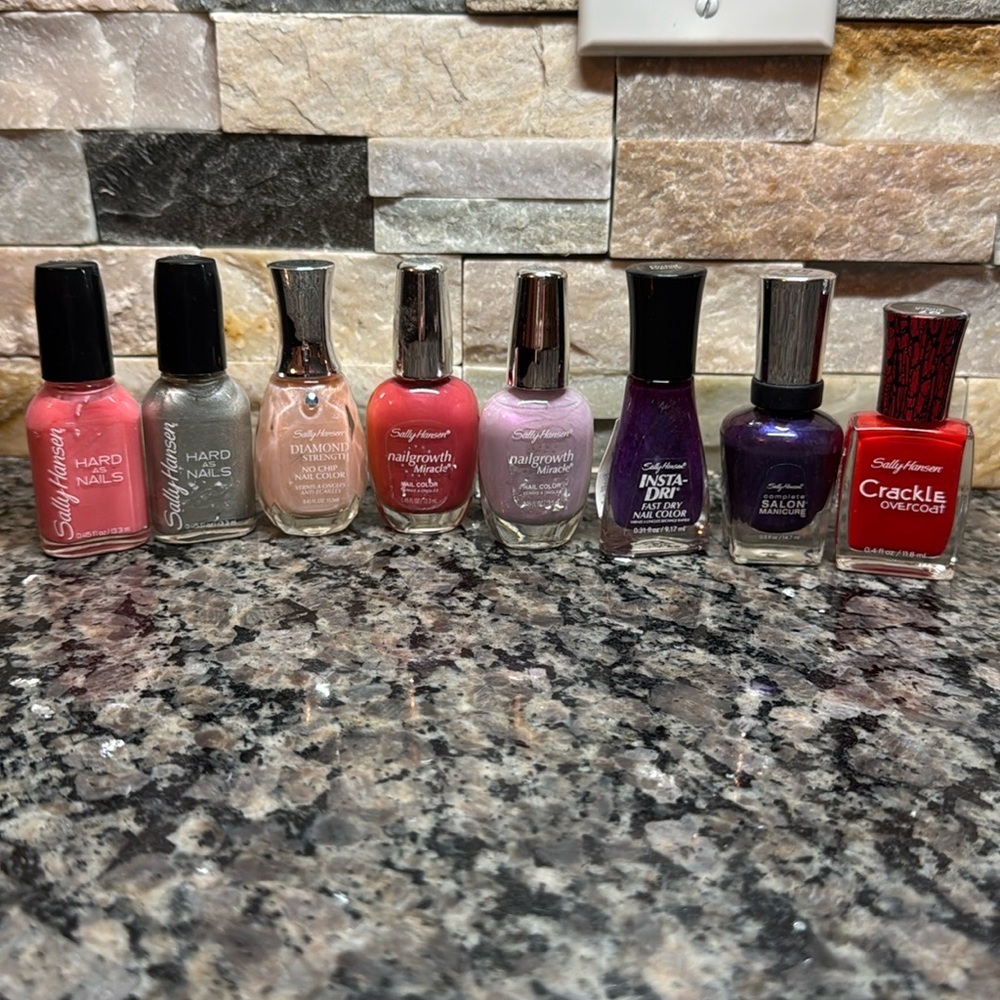 Sally Hansen Nail Polish Lot NEW
